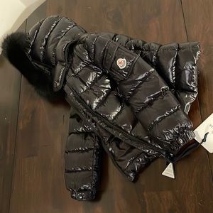 BRAND NEW Moncler Armoise Quilted Jacket w/ Fur-Trim hood SIZE